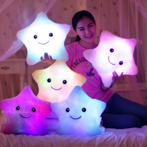 Twinkle in the Night: Luminous Star Pillow