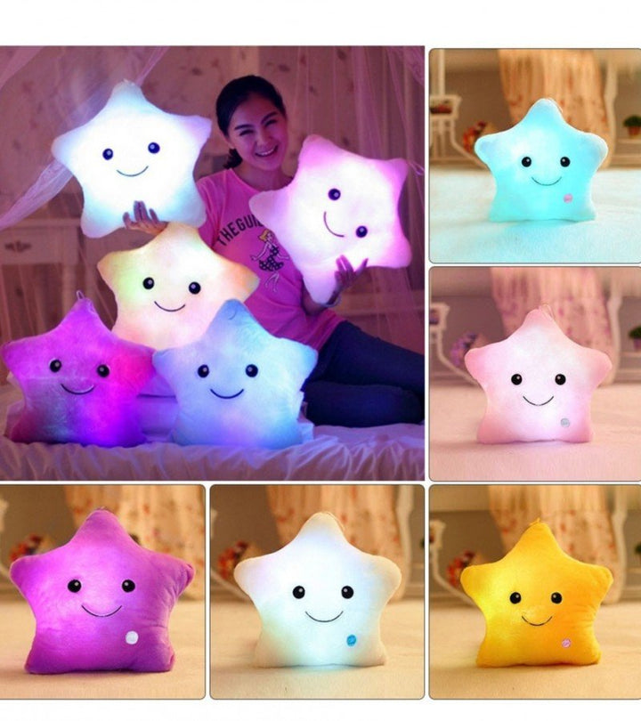 Twinkle in the Night: Luminous Star Pillow